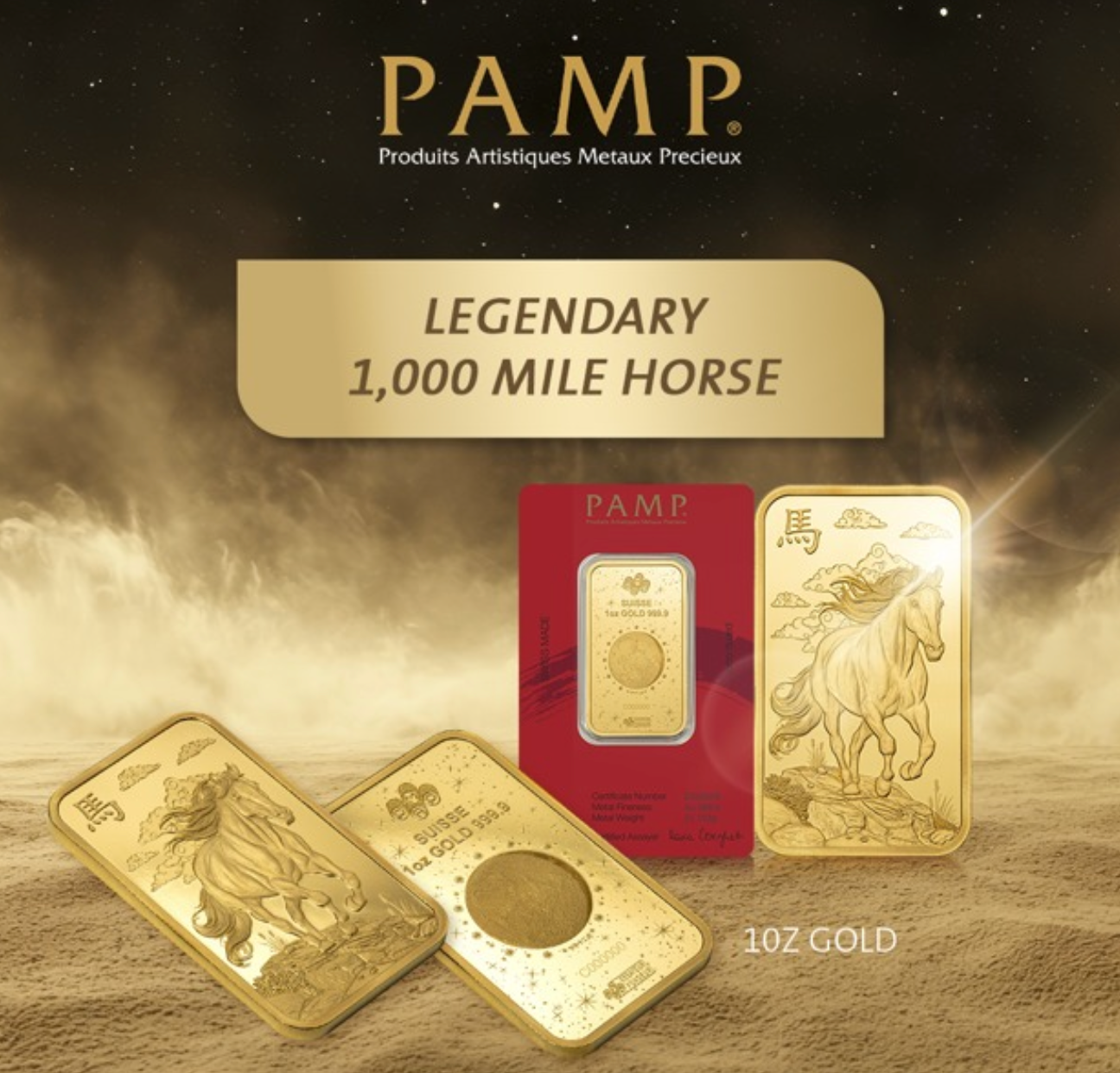 PAMP LUNAR - HORSE 2026 1oz